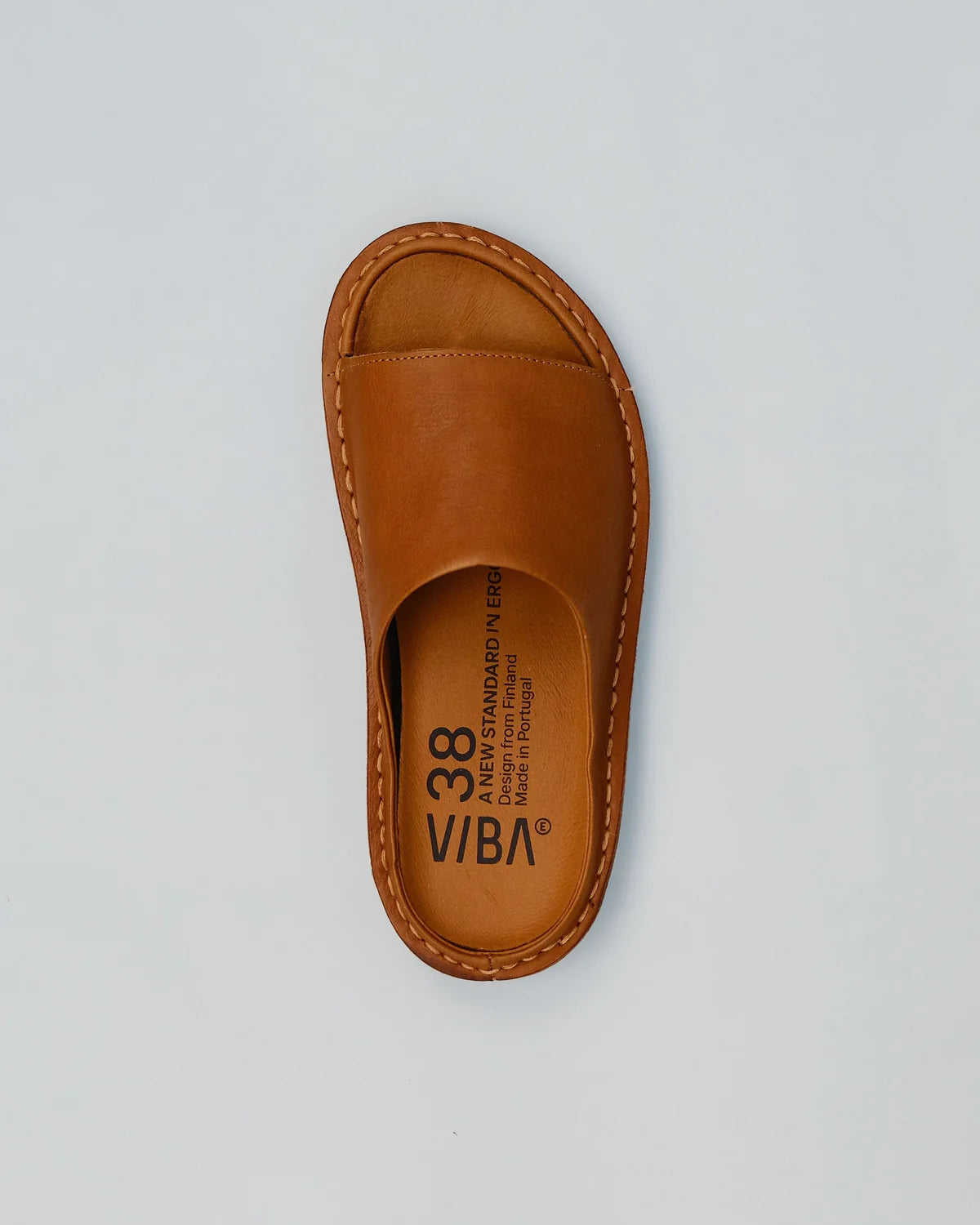 Viba - SAINT TROPEZ Leather Cognac Brown