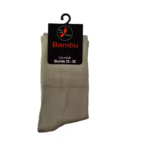 Lös resår utan tåsöm - Bambu Beige