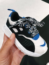 Kids Classic Zebra – Svartvita zebramönstrade skosnören för barn: 70cm/27,56 tum