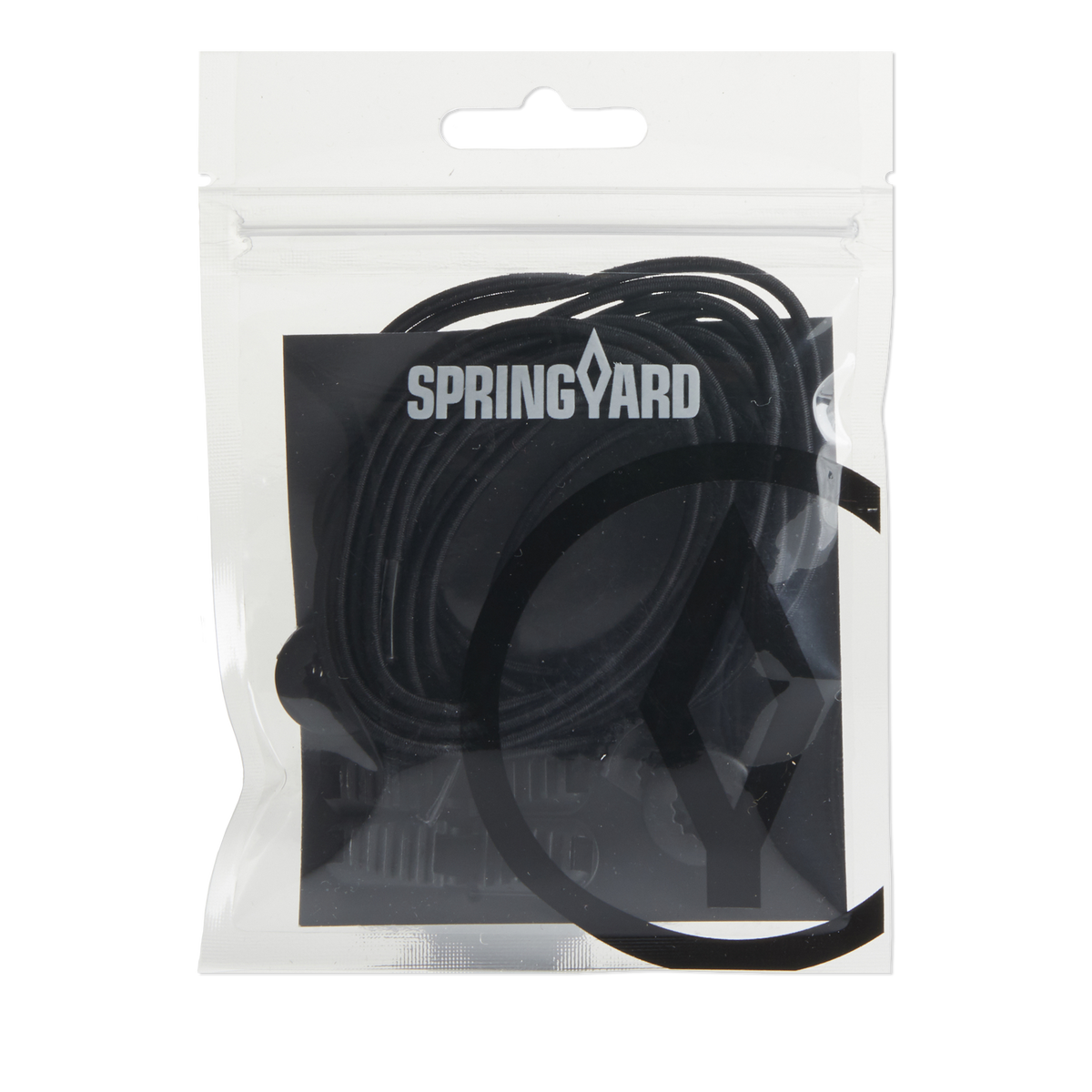 SPRINGYARD Elastic Lock 2.5, Black – skosnören, bild 2 av 2