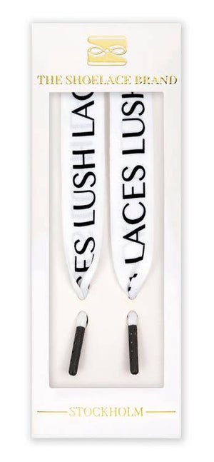 Den Lush Lace – Statement Skosnören med LUSH LACES-tryck: 100cm/39,4 tum