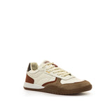 MTNG -  COW SUEDE TAUPE / NAPPA LEATHER OFF WHITE