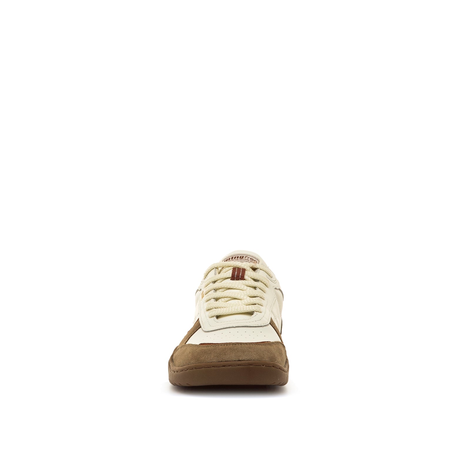 MTNG -  COW SUEDE TAUPE / NAPPA LEATHER OFF WHITE