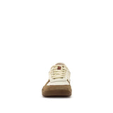MTNG -  COW SUEDE TAUPE / NAPPA LEATHER OFF WHITE