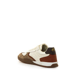 MTNG -  COW SUEDE TAUPE / NAPPA LEATHER OFF WHITE