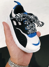 Kids Classic Zebra – Svartvita zebramönstrade skosnören för barn: 70cm/27,56 tum