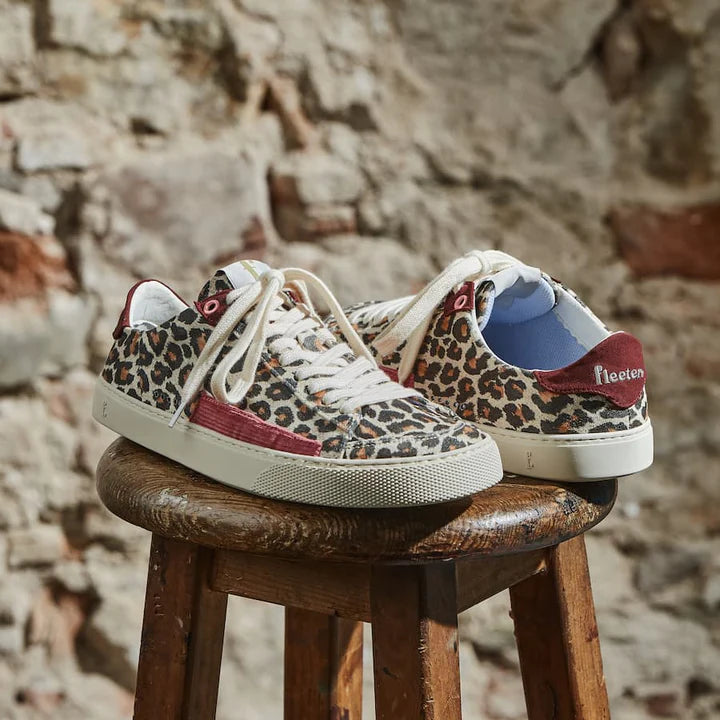 Fleeters - Peach Leopard & Borgona