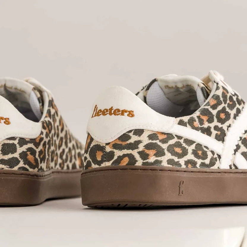 Fleeters - Peach Leopard & White