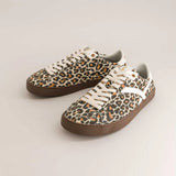 Fleeters - Peach Leopard & White