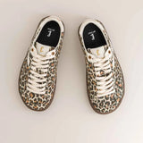 Fleeters - Peach Leopard & White