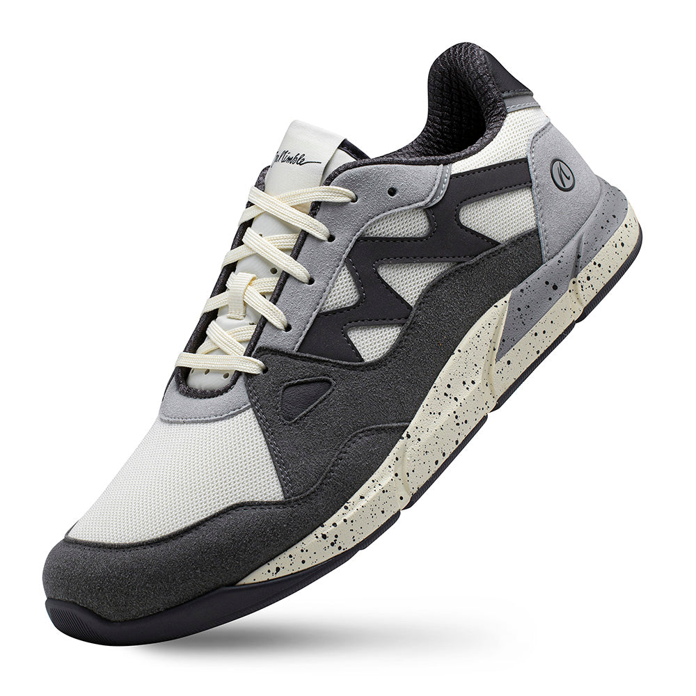 JOE NIMBLE - SNEAKER ADDICT HERR GRÅ/OFF WHITE