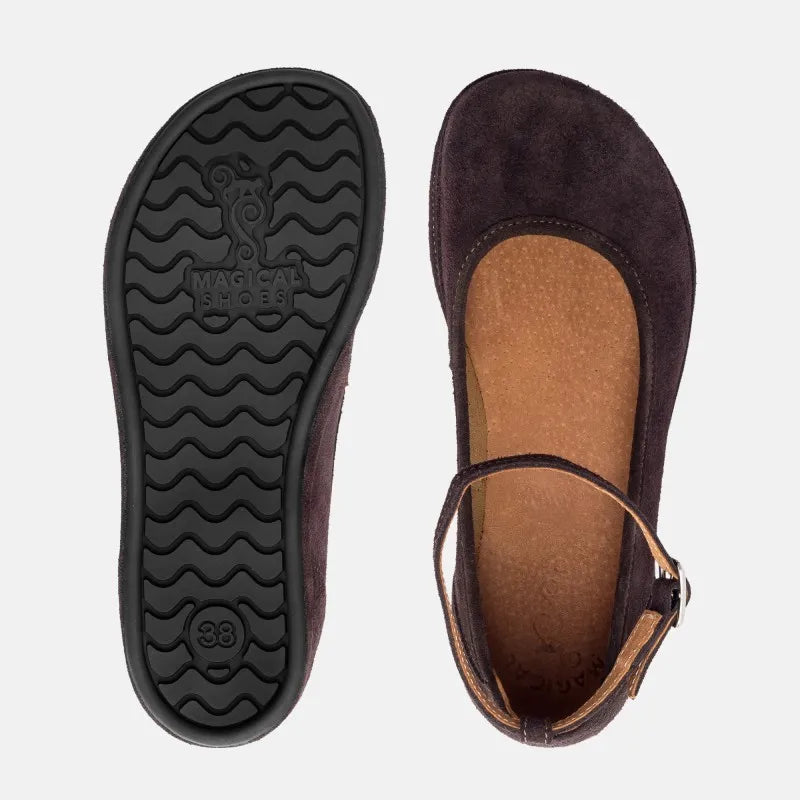 MAGICAL SHOES - ADA BROWN SUEDE