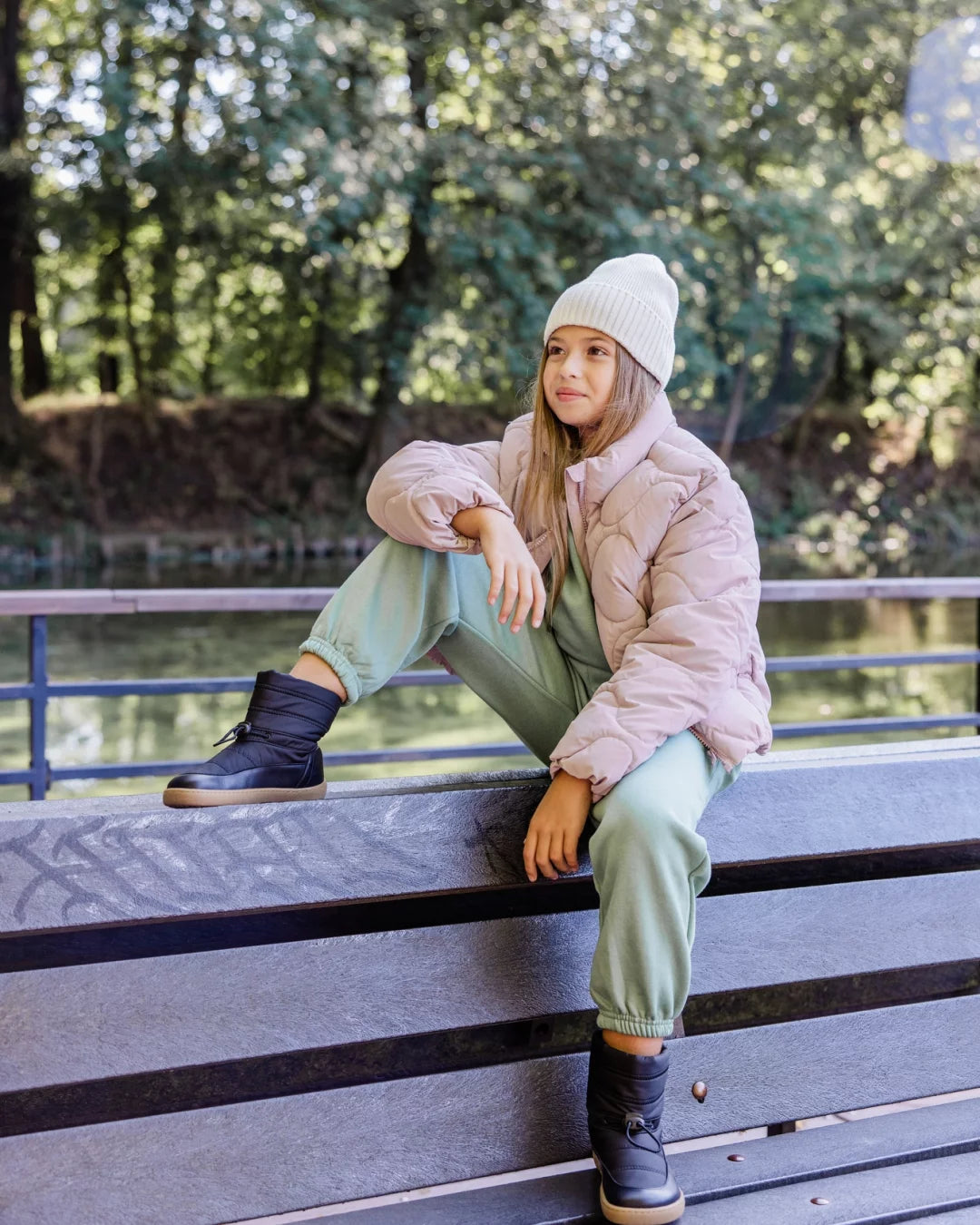 SHAPEN - FROSTY KIDS Vinterboots Svart