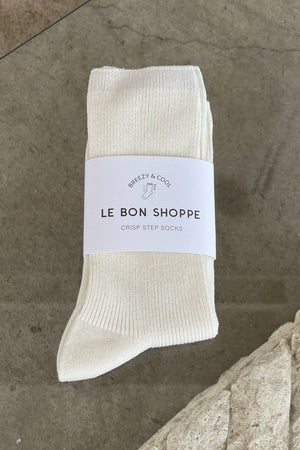 Crisp Step Socks - Vit